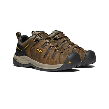 Keen Men's Flint II (Soft Toe) 9D Cascade Brown/Golden Rod