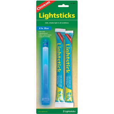Coghlan S Lightsticks Blue 2-Pack Lighting for Camping Emergency Safety Recreational Use