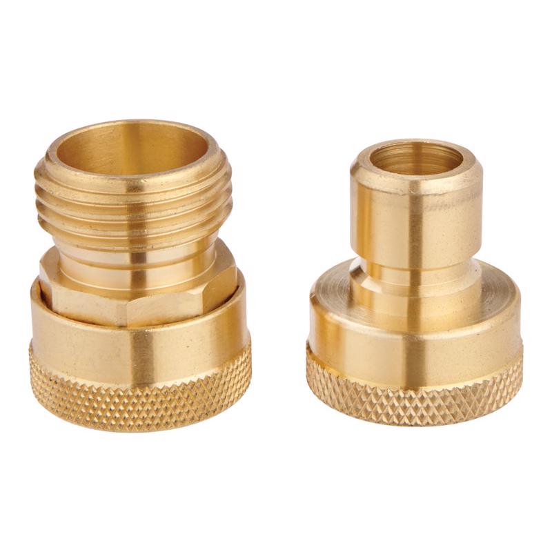 Load image into Gallery viewer, Ace 3/4 in. Brass Threaded Male/Female Quick Connector Faucet Set
