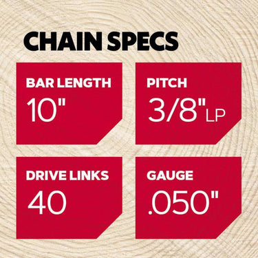 Oregon AdvanceCut S40 10 in. Chainsaw Chain 40 links