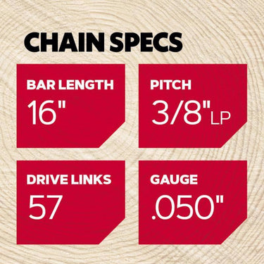 Oregon AdvanceCut S57 16 in. Chainsaw Chain 57 links