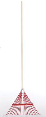 Ace 64.5 in. 22 Tine Steel Rake Wood Handle