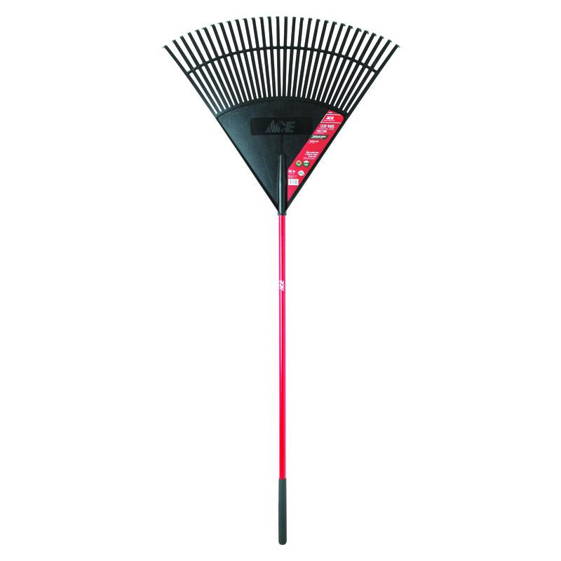 Load image into Gallery viewer, Ace 69.75 in. 30 Tine Poly Rake Fiberglass Handle
