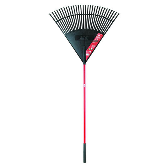 Ace 69.75 in. 30 Tine Poly Rake Fiberglass Handle