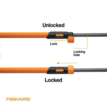 Fiskars 12 ft. Steel Curved Extendable Tree Pruner