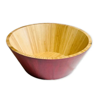 Island Bamboo Pakkawood Salad Bowl (Rainbow)