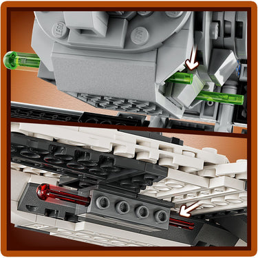 LEGO® Star Wars Mandalorian Fang Fighter vs. TIE Interceptor™