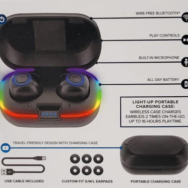 Sentry Light-up Dot Buds & Case