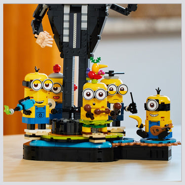 LEGO® Brick-Built Gru and Minions
