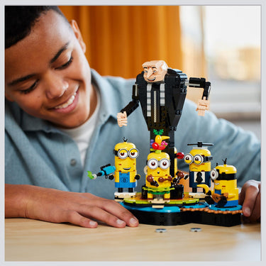 LEGO® Brick-Built Gru and Minions