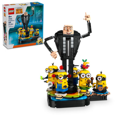 LEGO® Brick-Built Gru and Minions