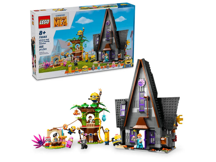 Lego Minions and Gru's Family Mansion