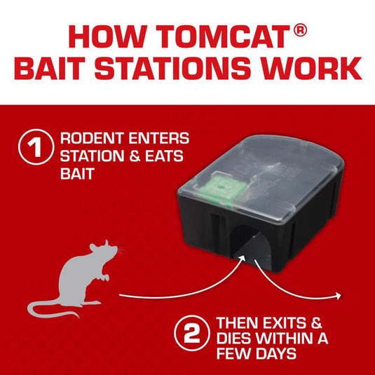 Tomcat Bait Station Blocks For Mice and Rats 4 oz 1 pk