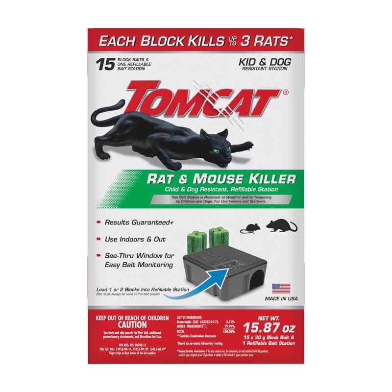 Load image into Gallery viewer, Tomcat Bait Station Blocks For Mice and Rats 1 pk
