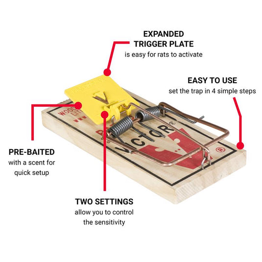 Victor Medium Snap Trap For Rats 1 pk