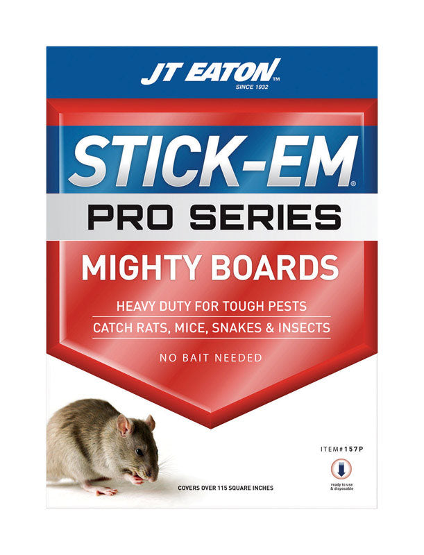 Load image into Gallery viewer, JT Eaton Stick-Em Pro Series Small Glue Board Trap For Insects/Rodents/Snakes 1 pk
