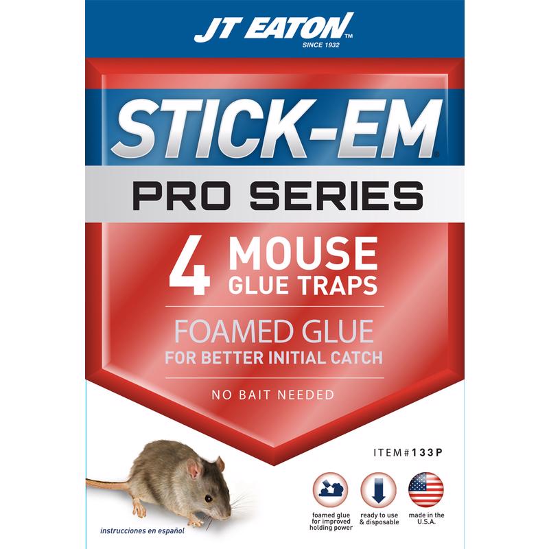 Load image into Gallery viewer, JT Eaton Stick-Em Pro Series Small Glue Trap For Mice 4 pk
