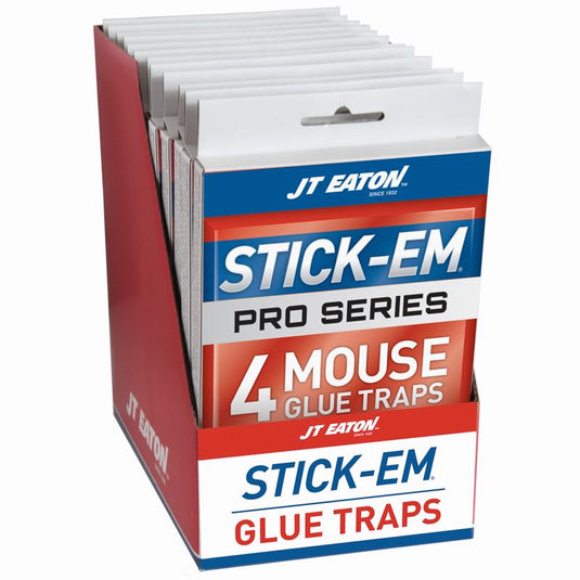 JT Eaton Stick-Em Pro Series Small Glue Trap For Mice 4 pk