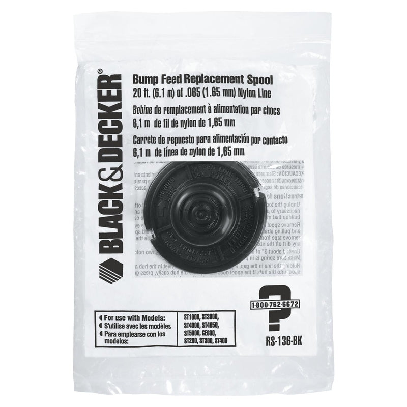 Load image into Gallery viewer, Black+Decker 0.065 in. D X 20 ft. L Replacement Line Trimmer Spool
