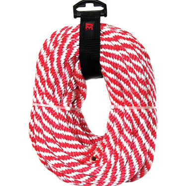 Ace 3/8 in. D X 50 ft. L Red/White Solid Braided Poly Derby Rope