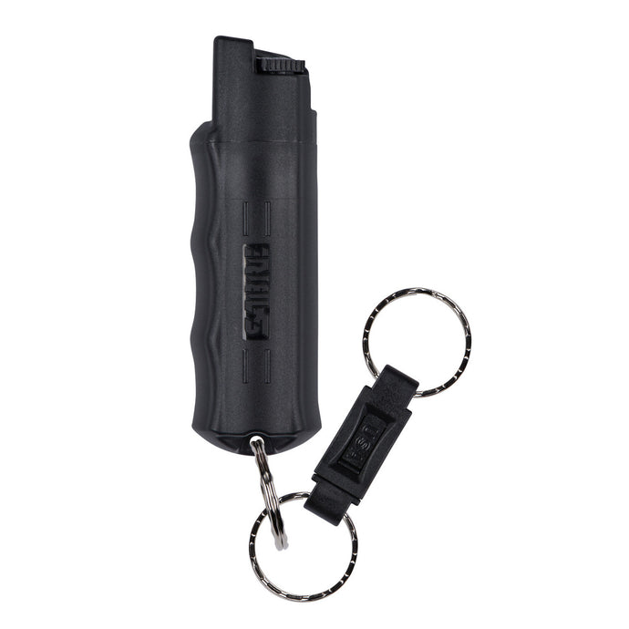 SABRE Pepper Spray w/ Quick Release Key Ring - Black