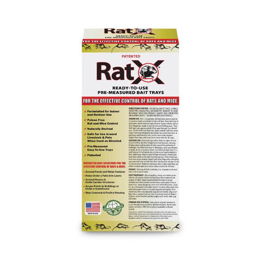 RatX Non-Toxic Bait Pellets For Mice and Rats 12 oz 4 pk