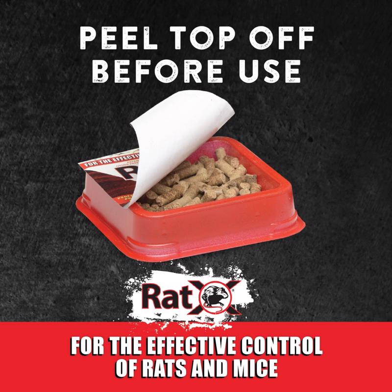 Load image into Gallery viewer, RatX Non-Toxic Bait Pellets For Mice and Rats 12 oz 4 pk
