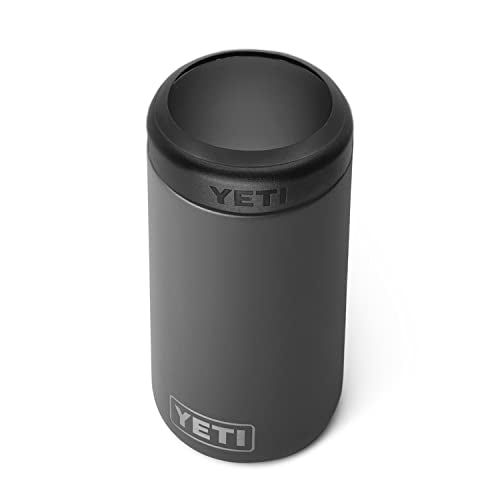 Load image into Gallery viewer, YETI Rambler 16 Oz Colster Charcoal BPA Free Tall Can Insulator
