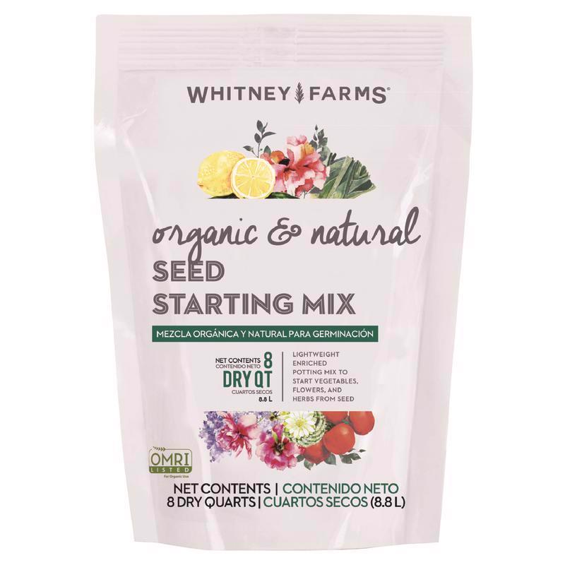 Load image into Gallery viewer, Whitney Farms Organic All Purpose Seed Starting Mix 8 qt
