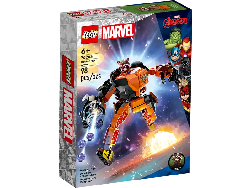 Load image into Gallery viewer, Lego Marvel Rocket Mech Armor 98pc
