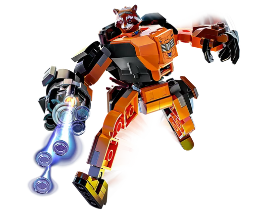 Lego Marvel Rocket Mech Armor 98pc