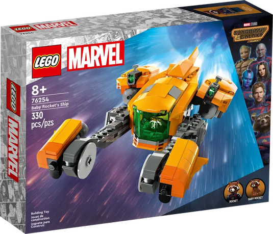 Lego Marvel Baby Rocket's Ship 330pc