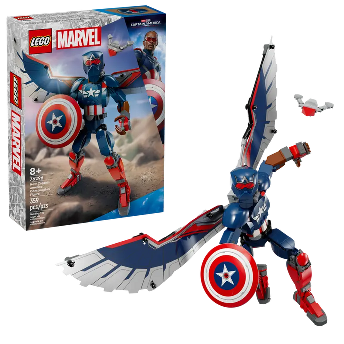 LEGO Marvel New Captain America Construction Figure