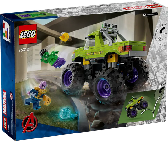 LEGO Marvel The Hulk Truck vs. Thanos