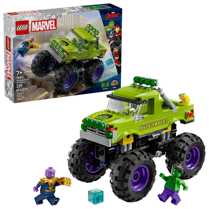 LEGO Marvel The Hulk Truck vs. Thanos