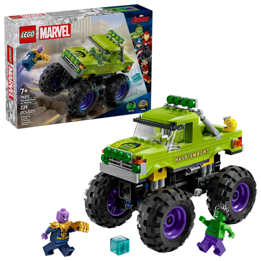 LEGO Marvel The Hulk Truck vs. Thanos