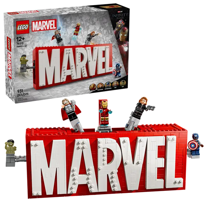 LEGO MARVEL Logo & Minifigures