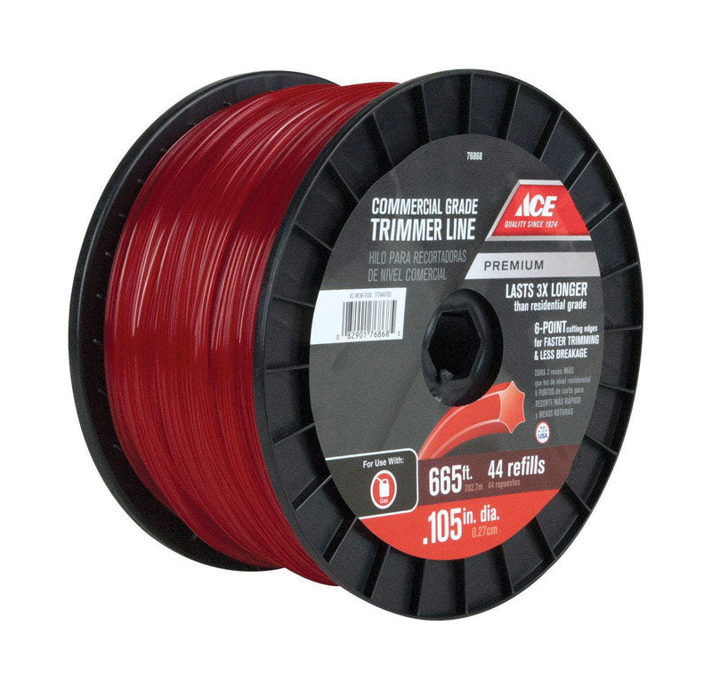 Load image into Gallery viewer, Ace Premium Commercial Grade 0.105 in. D X 665 ft. L Trimmer Line
