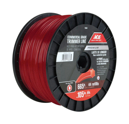 Ace Premium Commercial Grade 0.105 in. D X 665 ft. L Trimmer Line