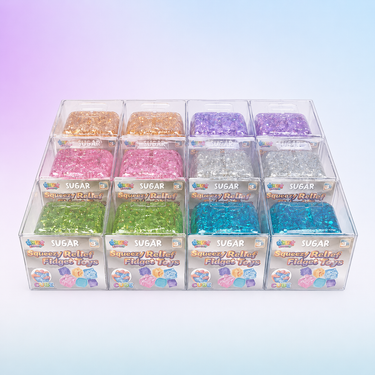 Squishy 2" Sugar Sparkle Cube (Sold Separately)