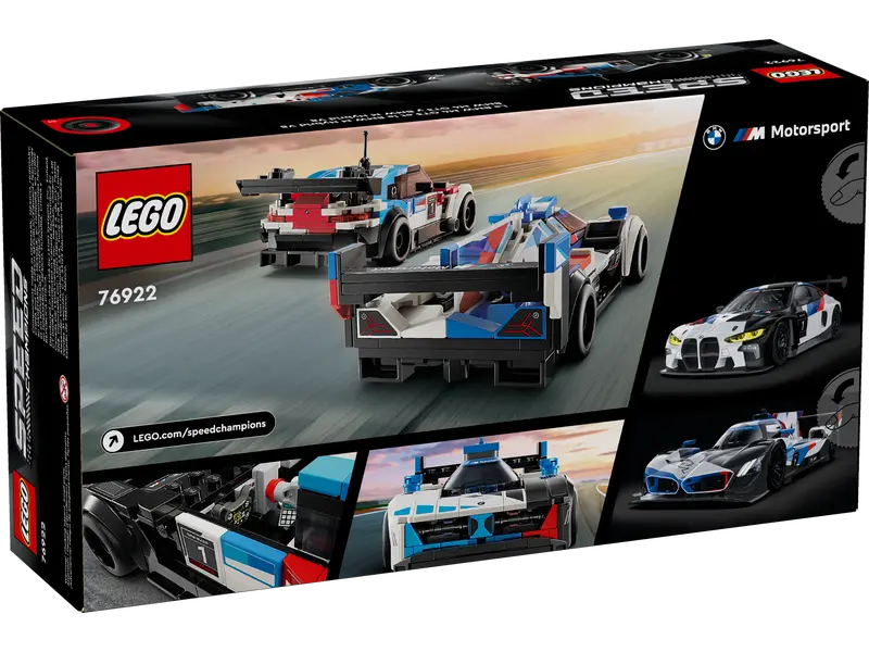 Load image into Gallery viewer, Lego Speed BMW M4 GT3 &amp; BMW M Hybrid V8 Race Cars 676pc
