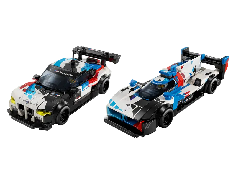 Load image into Gallery viewer, Lego Speed BMW M4 GT3 &amp; BMW M Hybrid V8 Race Cars 676pc
