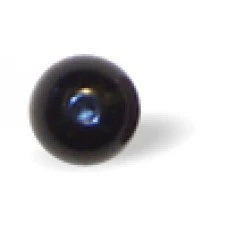 Fish Eye Tackle 5mm Plastic Beads 30ct (Black)