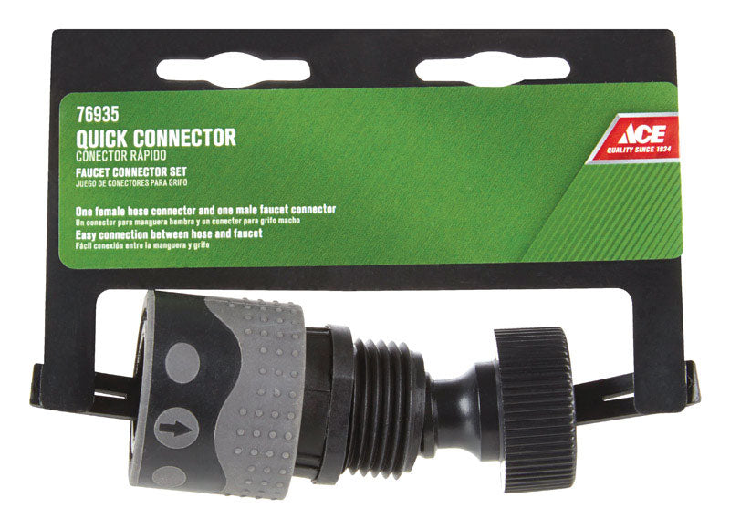 Load image into Gallery viewer, Ace Plastic Female/Male Quick Connector Faucet Set
