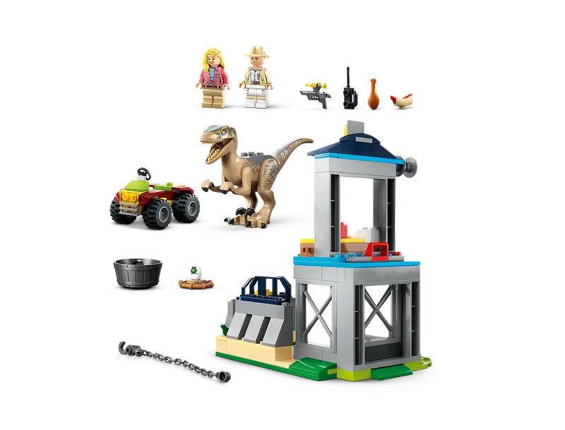 Load image into Gallery viewer, Lego Jurassic World Velociraptor Escape 137pc
