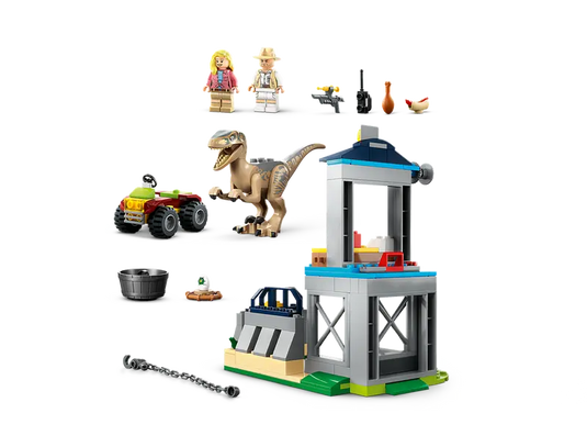 Lego Jurassic World Velociraptor Escape 137pc