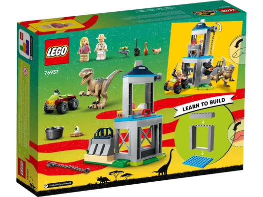 Lego Jurassic World Velociraptor Escape 137pc