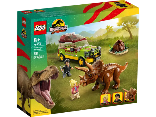 Lego Jurassic World Triceratops Research 281pc