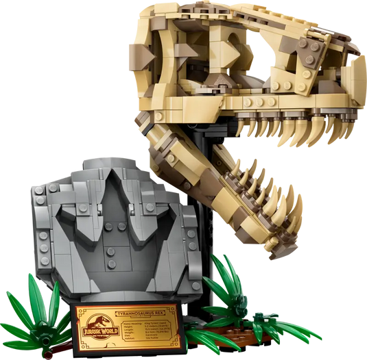 Lego Jurassic World Dinosaur Fossils: T. rex Skull 577pc