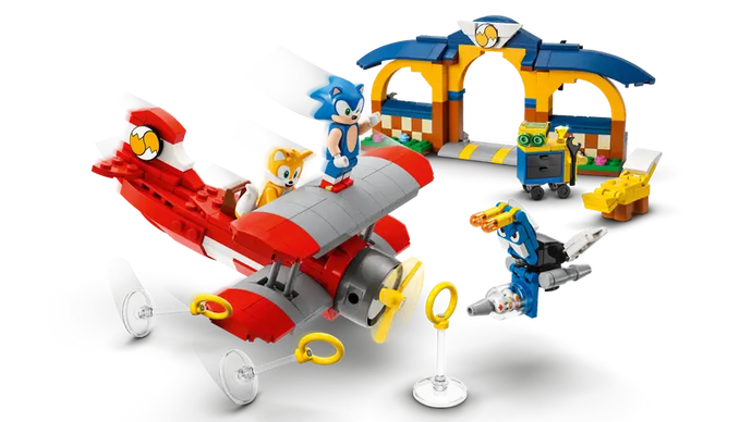 Lego Tails' Workshop and Tornado Plane 376pc